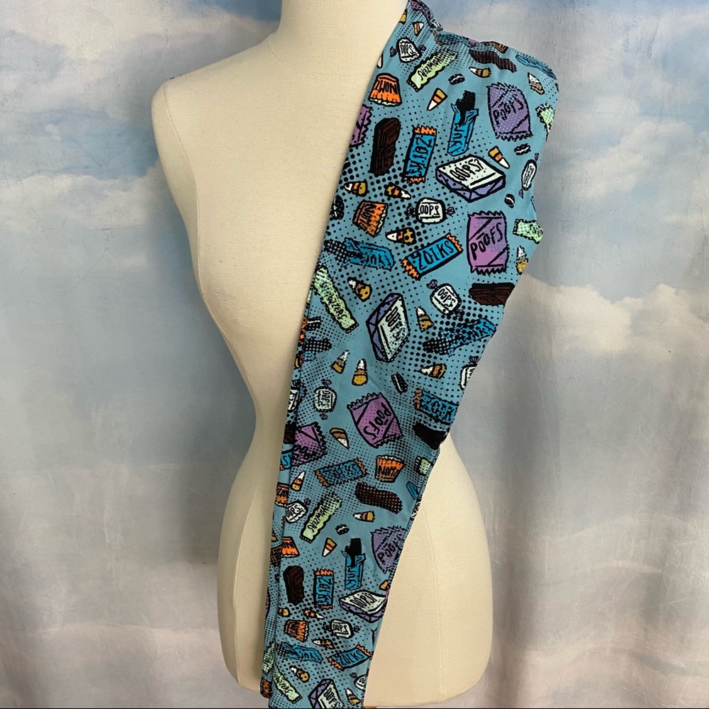 LuLaRoe Candy Print Leggings Tween